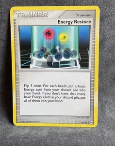 Juego de cartas coleccionables Pokémon regulares Arceus Energy Restore 86/99 jugado moderadamente - Imagen 1 de 2