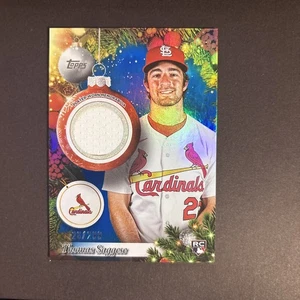 2025 Topps Holiday - THOMAS SAGGESE RC Rookie Blue /299 #PR-TSA (MEM, RC) - Picture 1 of 3
