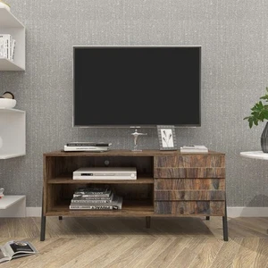 Mid-century modern TV Stand with storage space - Picture 1 of 15