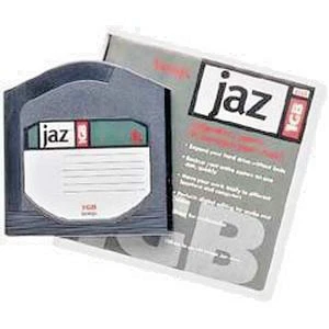 Disque support Jaz 1 Go d'origine marque Iomega dans son étui neuf - Photo 1/2