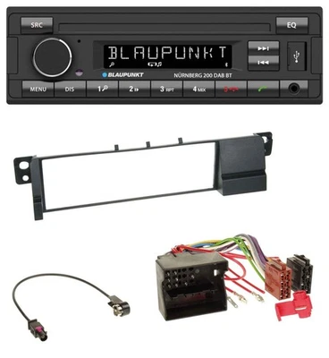Blaupunkt USB DAB MP3 Bluetooth Autoradio für BMW 3er E46 (Quadlock) - Bild 1 von 4
