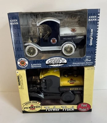 GEARBOX LIMITED EDITION 1:24 SCALE 1912 FORD TANKER SKELLY Pennzoil Model Cars - Image 1 of 4