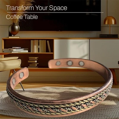 Kupfer Magnet Armband Damen Armreif ;magnetische Kupferarmband  - Bild 1 von 4