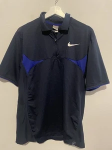 Vintage Nike Dri Fit Men's Size Large Colorblock Short Sleeve Polo Shirt - Picture 1 of 4