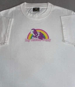 Vintage Y2K My Little Pony Hasbro Promo T-shirt Youth XL Unicorn Toys Cartoon - Picture 1 of 6