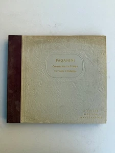 Paganini Concerto No. 1 12" 78 RPM Record Set Victor Red Seal Classical - Foto 1 di 16
