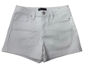 Pantalones Cortos YMI Denim Blanco Tiro Alto Mujer Talla 9/29 - Imagen 1 de 4