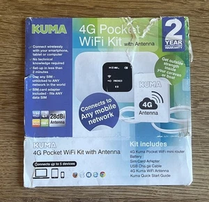 KUMA 4G Pocket Wifi Booster Router Kit with Huawei - Picture 1 of 4