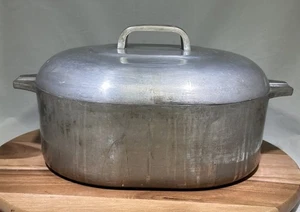 Magnalite GHC 8 Qt Girarrosto Ovale Alluminio Fuso Forno Olandese con Coperchio - Foto 1 di 10