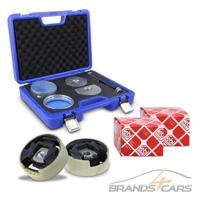 FEBI SET MOTORLAGER LAGERUNG MOTOR FÜR VW CADDY 3 4 GOLF 5 6 PASSAT 3C TOURAN - Bild 1 von 4