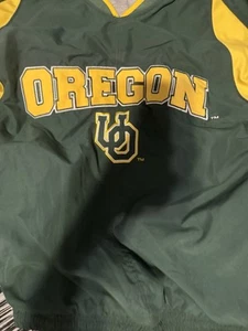 Team Starter University Of Oregon Ducks U of O Pullover gefüttert Gr. Xxl Y2K Selten - Bild 1 von 8