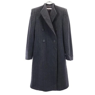 Abrigo Emporio Armani Hecho en Italia Mezcla Cachemira 38 Gris Mujer Foto 1 de 4