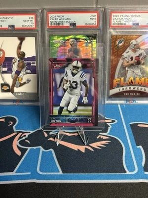 2015 Topps Chrome -  Mini T.Y. Hilton #43 BCA Pink Refractor /25 Colts - Image 1 of 4