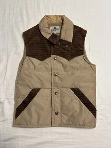 A Bathing Ape BAPE Vest Jacket Nigo Era Size Small Brown Puffer | Vintage - Picture 1 of 7