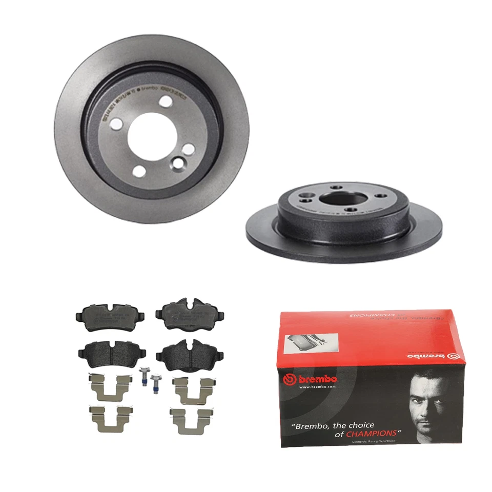 DISCHI FRENO BREMBO Ø259 MM + PASTIGLIE FRENO POSTERIORI PER MINI MINI CLUBMAN CLUBVAN  - Immagine 1 di 1