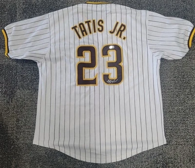Fernando Tatis Jr Beckett COA Autographed San Diego Padres Jersey Signed Auto - Image 1 of 4