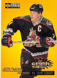 1997-98 Collector's Choice Crash the Game #C27B Keith Tkachuk NJ L - Foto 1 di 2