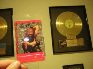 AEROSMITH BACKSTAGE PASS LAMINATO 2001 JUST PUSH PLAY - Foto 1 di 1