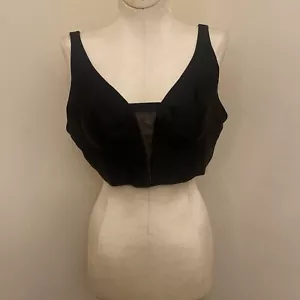 Calvin Klein Black Unlined Triangle Bra Size 1X New - Picture 1 of 13