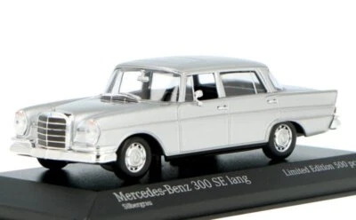 MB Mercedes Benz 300 SE Lang - 1963 - silver - Minichamps 1:43 - Photo 1/4