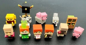 Mattel Minecraft Mystery Mini Figures 1" Mixed Lot of 33 Toy Collectibles  - Picture 1 of 6