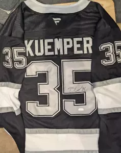 DARCY KUEMPER SIGNED LOS ANGELES KINGS JERSEY WITH JSA - Picture 1 of 6
