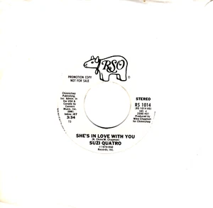 Suzi Quatro: She's In Love With You / She's In Love With You .. DJ 45 A-3847 - Picture 1 of 3