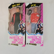 New Kids On the Block NKOTB Hangin' Loose Figure 1990 NIB LOT OF 2 JOE & JORDAN