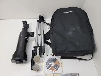 Celestron Travel Scope 21035 Black Portable Telescope Accessories Lenses - Image 1 of 4