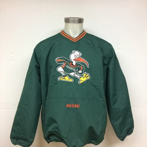 Miami Hurricanes Postgame Windshell Pullover Jacket Cover
