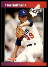 1989 Donruss Baseball Card Tim Belcher Los Angeles Dodgers #203