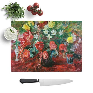 Tabla de cortar Pal Merse Tulip Study vidrio texturizado encimera de corte cocina - Imagen 1 de 6