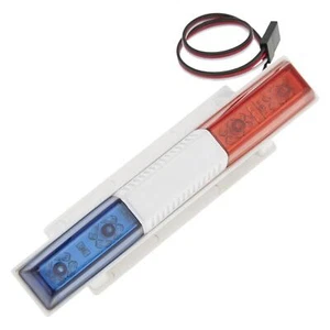1:10 RC Auto Polizei Lichter Top Lichtleiste rot und blau Notbeleuchtung LKW - Bild 1 von 4