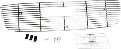 Rejilla de aluminio pulido Carriage Works 41852 atornillable 03-07 GMC Sierra Foto 1 de 3