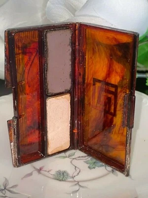 VINTAGE REVLON EYE  COLORCAKE COLOR CAKE EYELINERS COMPACT PLUM MOCHA MALT FROST - Image 1 of 4