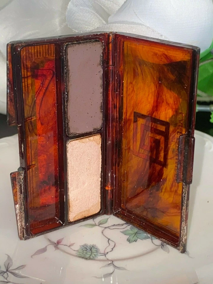 VINTAGE REVLON EYE  COLORCAKE COLOR CAKE EYELINERS COMPACT PLUM MOCHA MALT FROST - Image 1 of 4