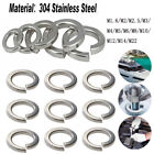 5-100PCS Size M1.6-M22 304 Stainless Steel Metric Split Spring Lock Washer