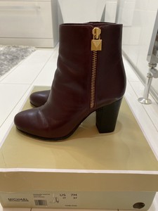 michael kors purple boots