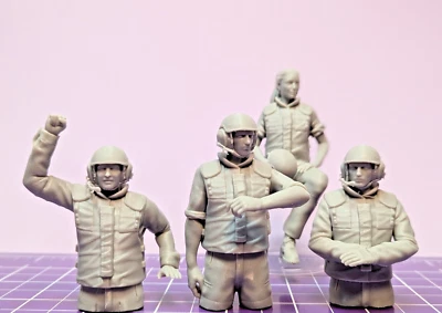 IDF Panzer Besatzung Merkava ISRAEL 4er Set Halbfiguren  Scale 1/16 - Bild 1 von 4