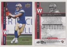 2021 Upper Deck CFL Red /165 Zach Collaros #25