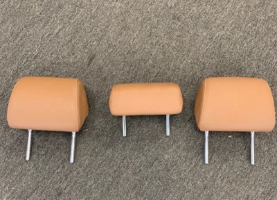 Audi A6 Quattro 2005-2007 asiento trasero derecho izquierdo reposacabezas Amaretto/marrón Foto 1 de 4