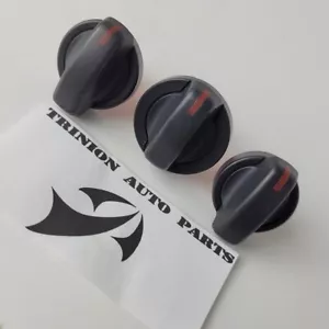 2010-2011 Subaru Forester AC Heater Knobs Set Of 3 Black OEM - Picture 1 of 4