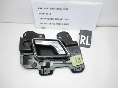 2010-2013 Mercedes-Benz E350 Rear Left Side Interior Door Handle A2127600961 OEM - Image 1 of 4