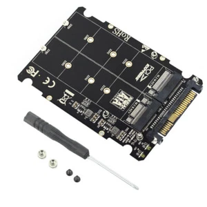 Desktop Converter to for M.2 Adapter NVMe SSD M2 SFF-8639 SATA-Bus PCIe M.2 New - Picture 1 of 5