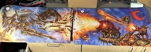 Ron Spenser Original Art Playmats Made For Event Series Mtg Panorama Set - Picture 1 of 3