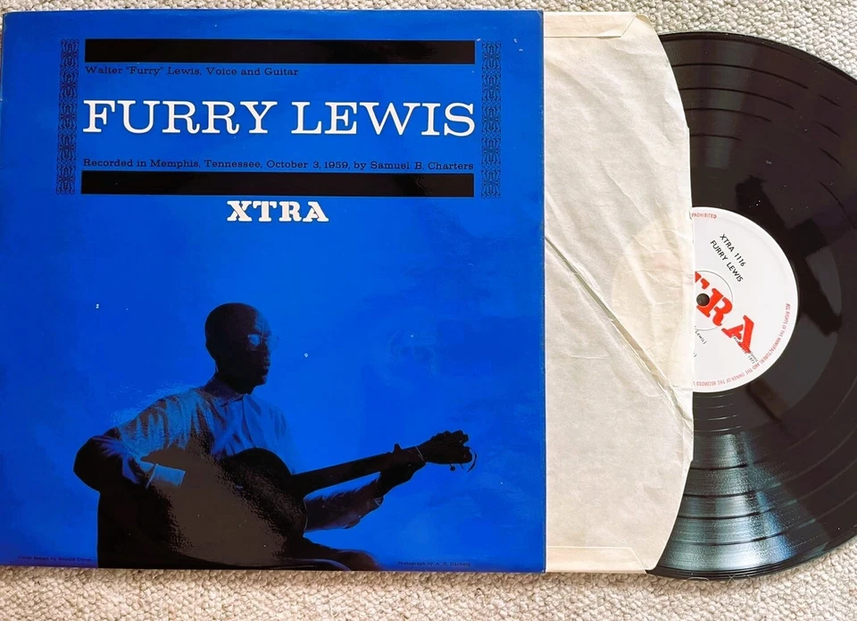 LP Furry Lewis  XTRA UK  1971 mono  Recorded 1971  Samuel Charters - Photo 1/4