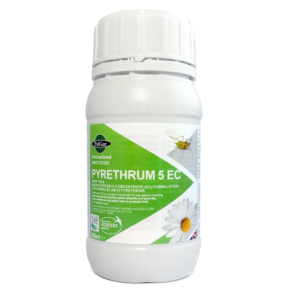Pyrethrum 5EC 250ml | Organic Insecticide | Spider Mite White Fly Beetle Aphid - Image 1 of 1