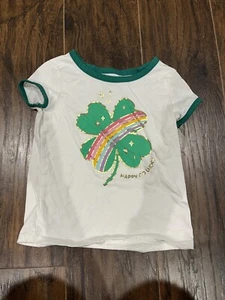 Jumping Beans Softest Tee 5T Girls Happy Go Lucky - Picture 1 of 4