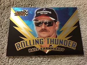 1997 Pinnacle Action Packed DALE EARNHARDT SR Rolling Thunder Foil Insert - Picture 1 of 4
