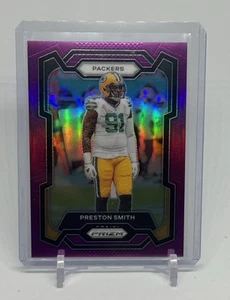 2023 Panini Prizm Parallel Purple Numbered #'d/125 SP #111 Preston Smith Packers - Picture 1 of 2